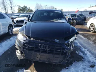 2024 Audi Q5 Komfort with VIN WA1AAAFY0R2077810, listed as a Copart auction lot 83154204 with 14,384 mi miles and Salvage Title. Bid and sale history available at carsss.com. Image 5.