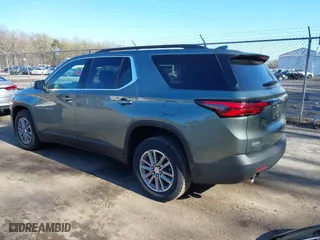 2022 Chevrolet Traverse LT Cloth with VIN 1GNEVGKW3NJ150288, listed as a IAAI auction lot 41880159 with 23,044 mi miles. Bid and sale history available at carsss.com. Image 3.