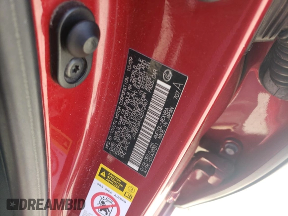 2010 Lexus HS 250h with VIN JTHBB1BA1A2012967, listed as a Copart auction lot 41755405 with 195,451 mi miles and Salvage Title. Bid and sale history available at DreamBid. Image 14.