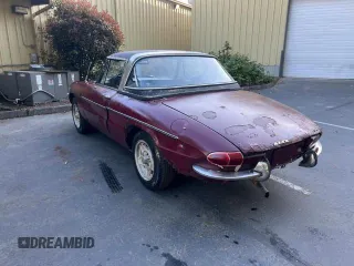 1969 Alfa Romeo Spider z VIN AR1481093, wystawiony jako Copart lot #55366765 z przebiegiem 94 213 mil mil oraz Czysty tytuł • Clean title. Historia ofert i sprzedaży dostępna na DreamBid. Obrazek 3.