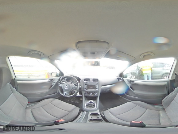 2012 Volkswagen Golf TDI w/Tech Pkg with VIN WVWMM7AJ4CW152080, listed as a Copart auction lot 50869905 with 135,844 mi miles and Salvage Title. Bid and sale history available at carsss.com. Image 14.