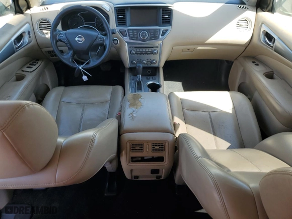 2017 Nissan Pathfinder SL with VIN 5N1DR2MNXHC669164, listed as a Copart auction lot 50106435 with 146,979 mi miles and Clean Title. Bid and sale history available at carsss.com. Image 8.