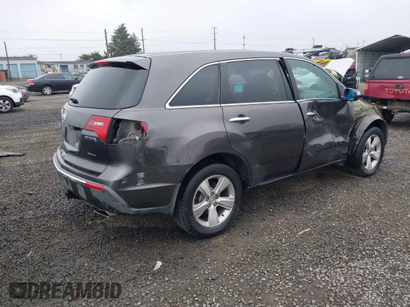 2011 Acura MDX Tech Pkg with VIN 2HNYD2H60BH505492, listed as a IAAI auction lot 41730921 with 126,460 mi miles. Bid and sale history available at carsss.com. Image 4.