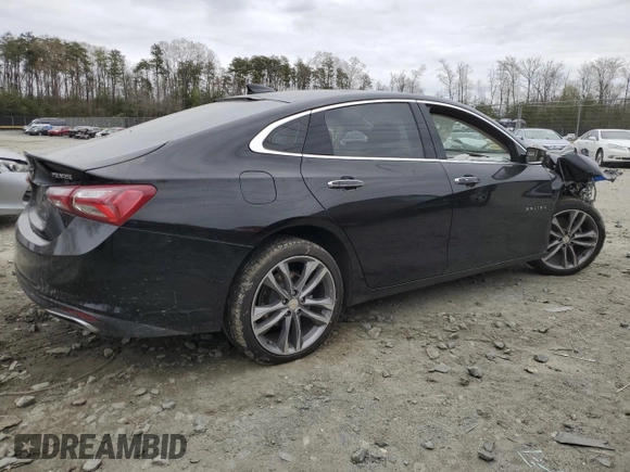 2022 Chevrolet Malibu Premier with VIN 1G1ZE5SX4NF194254, listed as a Copart auction lot 88919235 with 87,791 mi miles and Salvage Title. Bid and sale history available at DreamBid. Image 3.