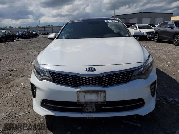 2018 Kia Optima SX with VIN 5XXGV4L20JG225751, listed as a Copart auction lot 55115305 with 114,768 mi miles and Salvage title. Bid and sale history available at DreamBid. Image 5.