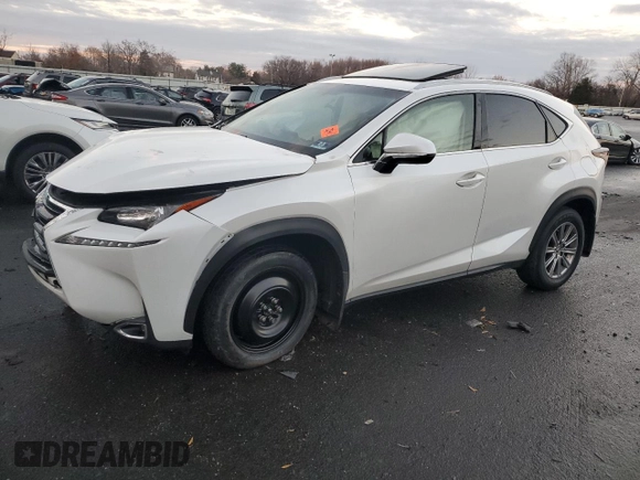 2017 Lexus NX 200t with VIN JTJBARBZ8H2114203, listed as a Copart auction lot 84314244 with Not provided miles and Salvage title. Bid and sale history available at DreamBid. Image 1.