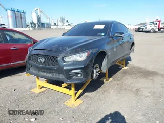 2015 Infiniti Q50 Premium with VIN JN1BV7AR6FM393586, listed as a IAAI auction lot 41683059 with 125,991 mi miles. Bid and sale history available at carsss.com. Image 17.