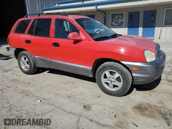 2004 Hyundai Santa Fe GLS with VIN KM8SC73D54U721111, listed as a Copart auction lot 47369755 with 152,933 mi miles and Salvage Title. Bid and sale history available at carsss.com. Image 4.