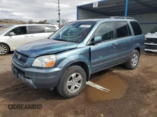 2005 Honda Pilot EX with VIN 2HKYF18475H555066, listed as a Copart auction lot 51429515 with 211,790 mi miles and Salvage Title. Bid and sale history available at carsss.com. Image 1.