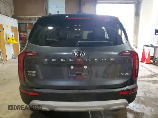 2020 Kia Telluride LX with VIN 5XYP2DHC7LG070687, listed as a Copart auction lot 55473535 with 42,571 mi miles and Clean title. Bid and sale history available at DreamBid. Image 6.