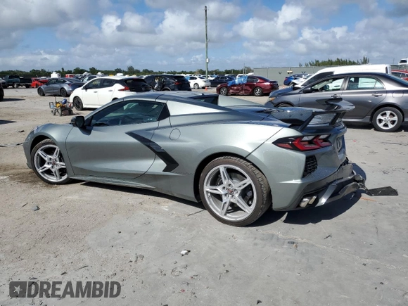 2024 Chevrolet Corvette 2LT with VIN 1G1YB3D4XR5122899, listed as a Copart auction lot 84160514 with 492 mi miles and Salvage Title. Bid and sale history available at carsss.com. Image 2.