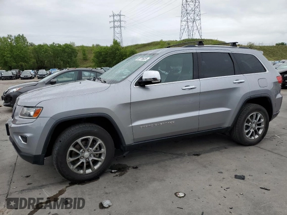 2014 Jeep Grand Cherokee Limited z VIN 1C4RJFBG0EC378830, wystawiony jako Copart lot #58778625 z przebiegiem 124 143 mil mil oraz Czysty tytuł • Clean title. Historia ofert i sprzedaży dostępna na DreamBid. Obrazek 1.