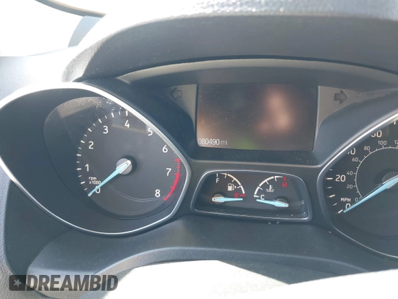 2017 Ford Escape S with VIN 1FMCU0F72HUE94674, listed as a IAAI auction lot 40860903 with 80,490 mi miles. Bid and sale history available at carsss.com. Image 16.
