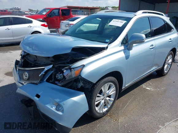 2010 Lexus RX 450h with VIN JTJBC1BA2A2013721, listed as a IAAI auction lot 42203700 with 120,801 mi miles and . Bid and sale history available at DreamBid. Image 2.