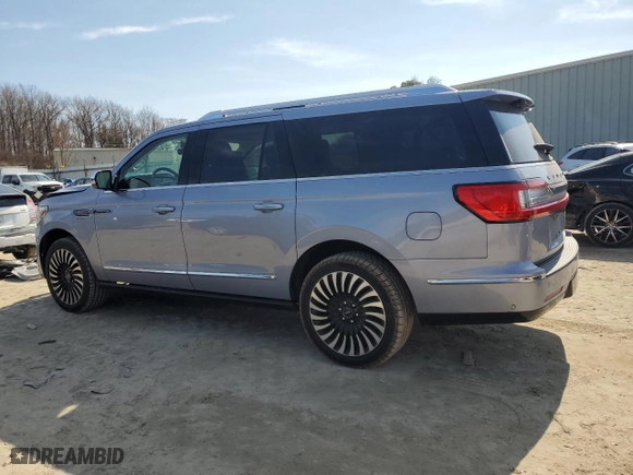 2020 Lincoln Navigator L Black Label with VIN 5LMJJ3TT4LEL22892, listed as a Copart auction lot 46252675 with 77,952 mi miles and Salvage Title. Bid and sale history available at carsss.com. Image 2.