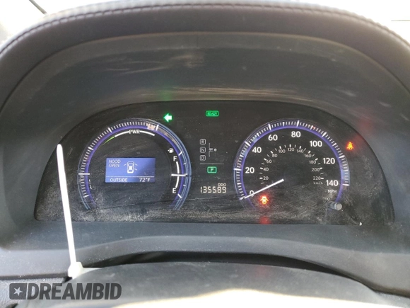 2010 Lexus HS 250h with VIN JTHBB1BA7A2005277, listed as a Copart auction lot 88776395 with 135,589 mi miles and Salvage Title. Bid and sale history available at DreamBid. Image 9.