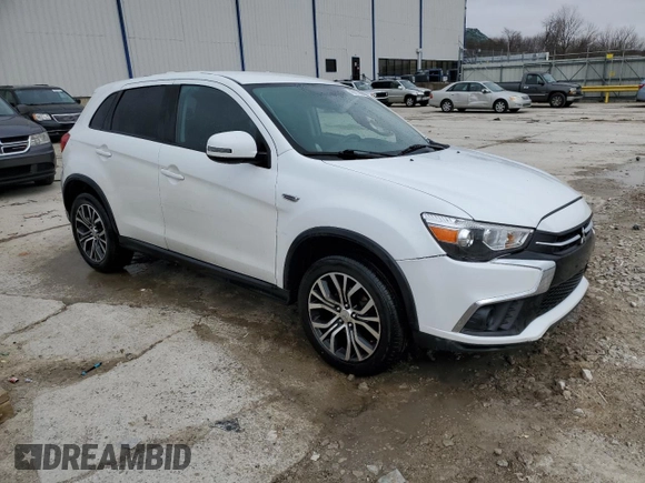 2019 Mitsubishi Outlander ES with VIN JA4AP3AU2KU031906, listed as a Copart auction lot 43917665 with 73,257 mi miles and Non repairable. Bid and sale history available at DreamBid. Image 4.