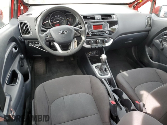 2017 Kia Rio LX with VIN KNADM4A39H6072634, listed as a Copart auction lot 47130575 with 67,465 mi miles and Salvage Title. Bid and sale history available at carsss.com. Image 8.
