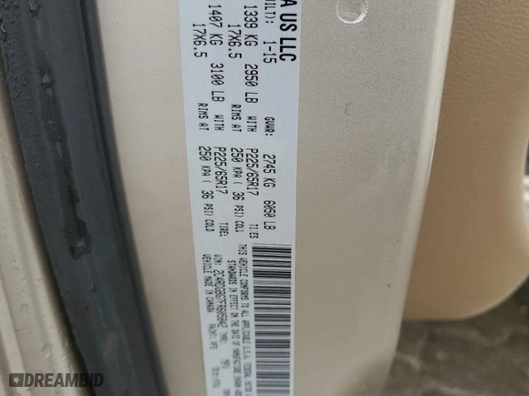 2015 Dodge Grand Caravan American Value Pkg with VIN 2C4RDGBG7FR605842, listed as a Copart auction lot 49700775 with 195,116 mi miles and Salvage Title. Bid and sale history available at carsss.com. Image 14.