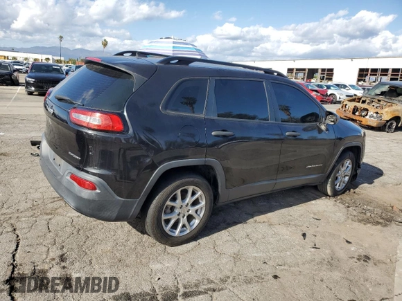 2015 Jeep Cherokee Sport z VIN 1C4PJLAB6FW580387, wystawiony jako Copart lot #50241815 z przebiegiem 99 999 mil mil oraz Czysty tytuł • Clean title. Historia ofert i sprzedaży dostępna na DreamBid. Obrazek 3.