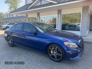 2017 Mercedes-Benz C 300 with VIN 55SWF4KB2HU206186, listed as a Copart auction lot 56971165 with 141,325 mi miles and Clean Title. Bid and sale history available at DreamBid. Image 1.