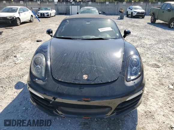 2014 Porsche Boxster z VIN WP0CA2A8XES121365, wystawiony jako Copart lot #49906585 z przebiegiem Nie podano mil oraz Szkoda całkowita • Salvage title. Historia ofert i sprzedaży dostępna na DreamBid. Obrazek 5.