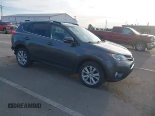 2014 Toyota RAV4 Limited with VIN 2T3DFREV7EW177432, listed as a IAAI auction lot 41956885 with 121,394 mi miles. Bid and sale history available at carsss.com. Image 1.