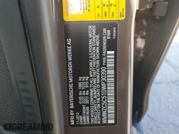 2013 MINI Countryman S ALL4 z VIN WMWZC5C51DWP30390, wystawiony jako Copart lot #59869105 z przebiegiem 111 843 mil mil oraz Szkoda całkowita • Salvage title. Historia ofert i sprzedaży dostępna na DreamBid. Obrazek 12.
