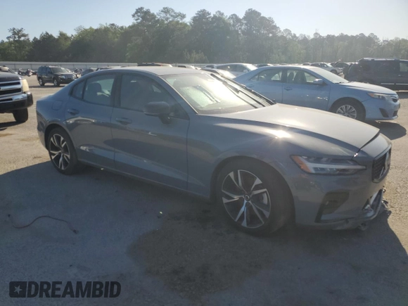 2024 Volvo S60 Plus Dark Theme with VIN 7JRL12FL9RG314730, listed as a Copart auction lot 52812515 with 6,779 mi miles and Salvage Title. Bid and sale history available at carsss.com. Image 4.