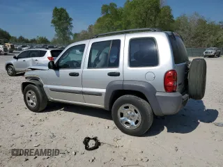 2003 Jeep Liberty Sport with VIN 1J4GK48K73W725175, listed as a Copart auction lot 53801155 with 104,727 mi miles and Salvage Title. Bid and sale history available at DreamBid. Image 2.