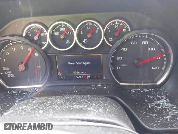 2021 Chevrolet Tahoe Z71 with VIN 1GNSKPKD8MR122190, listed as a IAAI auction lot 41587419 with 106,828 mi miles and . Bid and sale history available at DreamBid. Image 7.