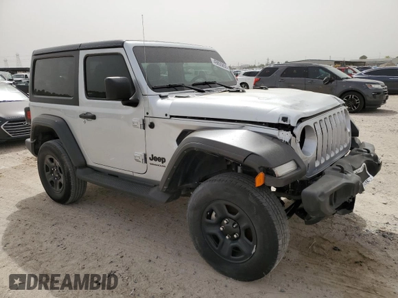 2022 Jeep Wrangler 80th Anniversary with VIN 1C4HJXAG8NW181325, listed as a Copart auction lot 49855655 with 27,763 mi miles and Salvage Title. Bid and sale history available at DreamBid. Image 4.