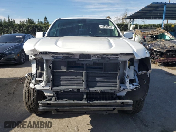 2020 GMC Canyon 2WD SLE with VIN 1GTG5CEN8L1180252, listed as a Copart auction lot 45697545 with 24,884 mi miles and Salvage Title. Bid and sale history available at carsss.com. Image 5.