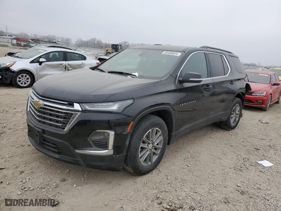 2022 Chevrolet Traverse LT Cloth with VIN 1GNEVGKW9NJ194246, listed as a Copart auction lot 86400024 with 40,711 mi miles and Salvage Title. Bid and sale history available at carsss.com. Image 1.