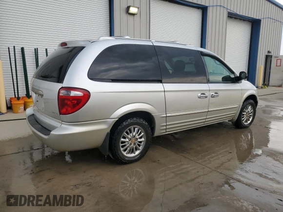 2002 Chrysler Town & Country Limited with VIN 2C8GP64L32R796493, listed as a Copart auction lot 53456035 with 165,219 mi miles and Salvage Title. Bid and sale history available at DreamBid. Image 3.
