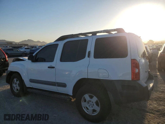 2005 Nissan Xterra S with VIN 5N1AN08U35C650231, listed as a Copart auction lot 54184965 with 0 mi miles and Clean Title. Bid and sale history available at carsss.com. Image 2.