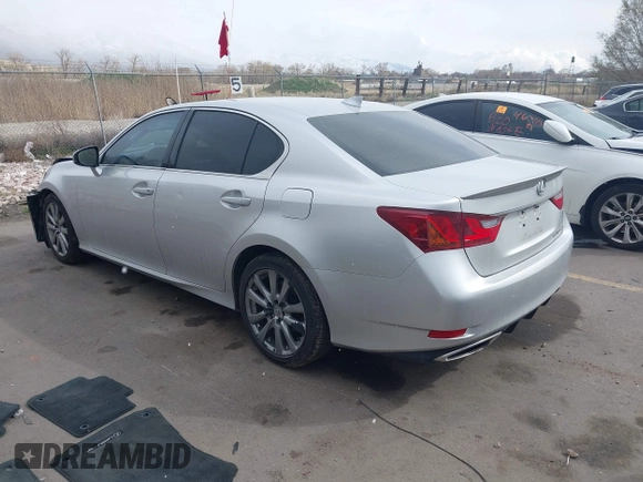 2015 Lexus GS 350 with VIN JTHCE1BL8FA006593, listed as a IAAI auction lot 41949221 with 96,435 mi miles and . Bid and sale history available at DreamBid. Image 3.