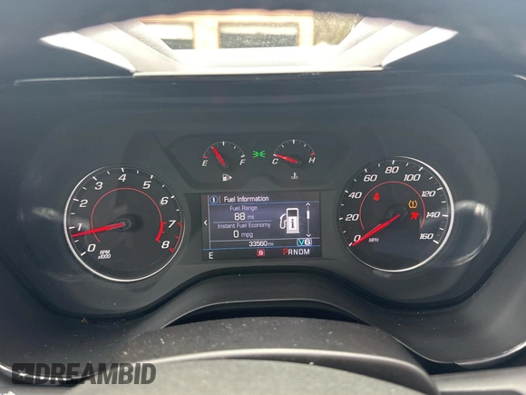 2019 Chevrolet Camaro 2LT with VIN 1G1FD1RS4K0156093, listed as a Copart auction lot 45787255 with 33,560 mi miles and Salvage Title. Bid and sale history available at carsss.com. Image 8.