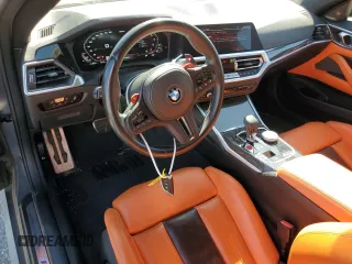 2021 BMW M4 Competition with VIN WBS33AZ07MCG72568, listed as a Copart auction lot 61285354 with 65,120 mi miles and Salvage Title. Bid and sale history available at carsss.com. Image 8.