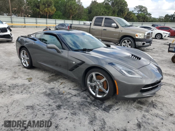 2015 Chevrolet Corvette 3LT with VIN 1G1YF2D78F5107127, listed as a Copart auction lot 86118984 with 0 mi miles and Non Repairable. Bid and sale history available at carsss.com. Image 4.
