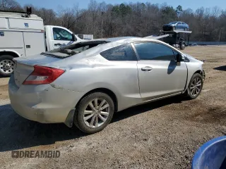 2012 Honda Civic Cpe EX-L with VIN 2HGFG3B06CH509158, listed as a Copart auction lot 47239685 with Not Provided miles and Salvage Title. Bid and sale history available at carsss.com. Image 3.