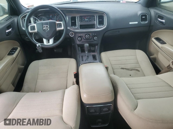 2014 Dodge Charger SE with VIN 2C3CDXBG9EH129799, listed as a Copart auction lot 50556275 with 167,061 mi miles and Salvage Title. Bid and sale history available at DreamBid. Image 8.