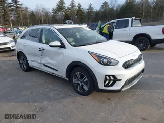 2022 Kia Niro LX with VIN KNDCB3LC6N5524214, listed as a IAAI auction lot 41259745 with 46,815 mi miles. Bid and sale history available at carsss.com. Image 1.