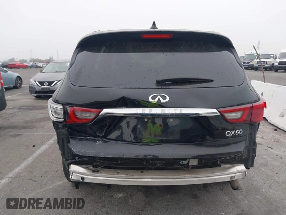 2019 Infiniti QX60 LUXE with VIN 5N1DL0MN7KC500202, listed as a IAAI auction lot 41229623 with 103,626 mi miles. Bid and sale history available at carsss.com. Image 17.