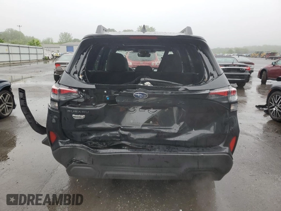 2025 Subaru Forester Premium with VIN JF2SLDDCXSH508638, listed as a Copart auction lot 57201385 with 7,737 mi miles and Salvage title. Bid and sale history available at DreamBid. Image 6.