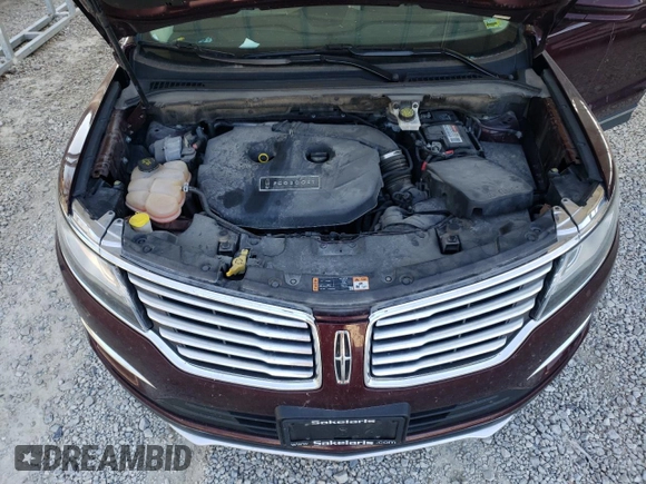 2016 Lincoln MKC Reserve with VIN 5LMCJ3C98GUJ31677, listed as a Copart auction lot 53249635 with 129,125 mi miles and Salvage Title. Bid and sale history available at DreamBid. Image 12.