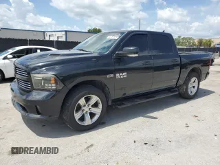 2015 Ram 1500 Sport with VIN 1C6RR6MT8FS629613, listed as a Copart auction lot 63787025 with 162,686 mi miles and Clean title. Bid and sale history available at DreamBid. Image 1.