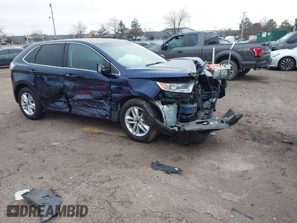 2016 Ford Edge SEL with VIN 2FMPK3J97GBB02701, listed as a IAAI auction lot 41104784 with 95,510 mi miles. Bid and sale history available at carsss.com. Image 1.