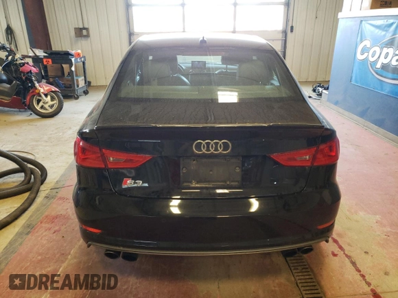 2015 Audi S3 2.0T Premium Plus with VIN WAUBFGFF0F1111952, listed as a Copart auction lot 52165413 with 80,827 mi miles. Bid and sale history available at carsss.com. Image 6.