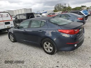 2015 Kia Optima LX z VIN KNAGM4A75F5590016, wystawiony jako Copart lot #48321155 z przebiegiem 112 720 mil mil oraz Czysty tytuł • Clean title. Historia ofert i sprzedaży dostępna na DreamBid. Obrazek 2.